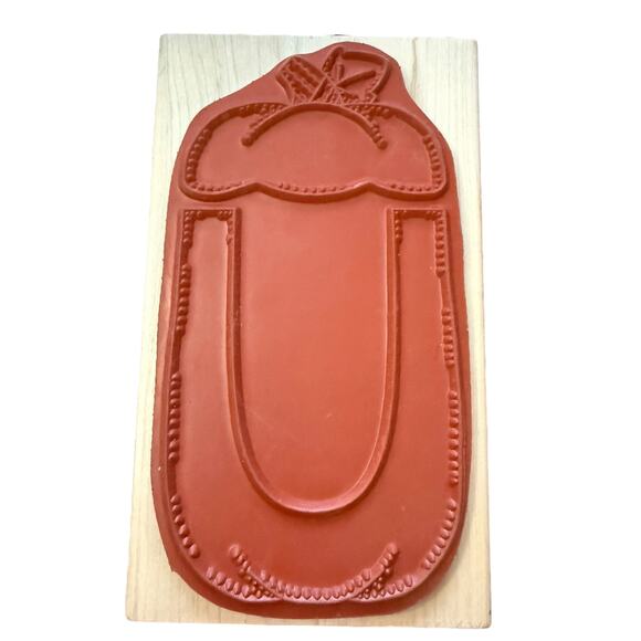 Darcie's ZZ-5624 Pumpkin Oversized Rubber Stamp - Picture 3 of 3